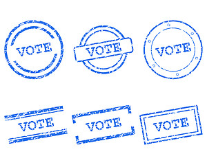 Image showing Vote stamps