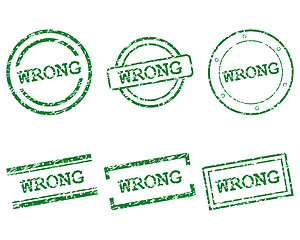 Image showing Wrong stamps