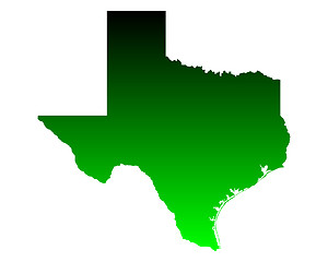 Image showing Map of Texas