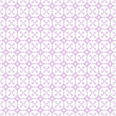 Image showing Seamless Dots and Floral Background