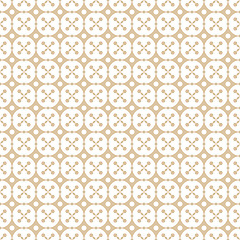 Image showing Seamless Dots and Floral Background
