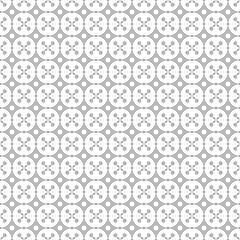 Image showing Seamless Dots and Floral Background