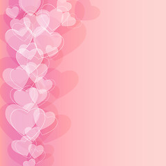 Image showing Abstract background to the Valentine's day