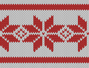 Image showing seamless knitted pattern