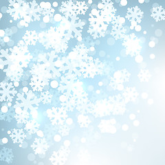 Image showing Snowflakes pattern