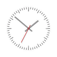 Image showing Wall mechanical clock.
