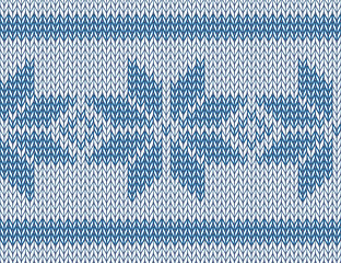 Image showing seamless knitted pattern