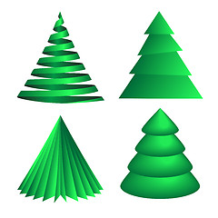 Image showing Christmas tree set