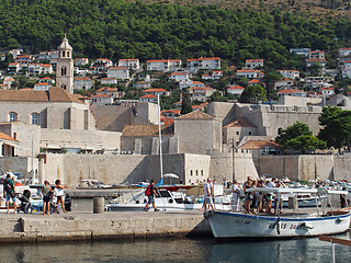 Image showing Dubrovnik, august 2013, old town and franciscan church