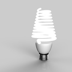 Image showing Energy saving light bulb