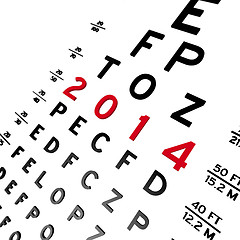 Image showing Eye Chart