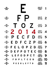 Image showing Eye Chart I