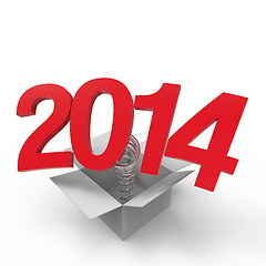 Image showing New Year 2014