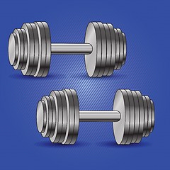 Image showing dumbbell background