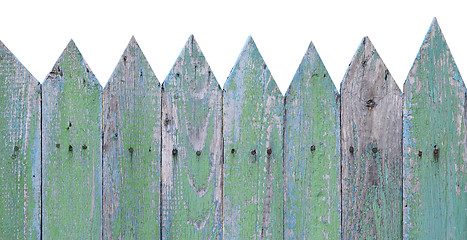 Image showing wooden fence