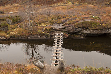 Image showing Dangerous bridge