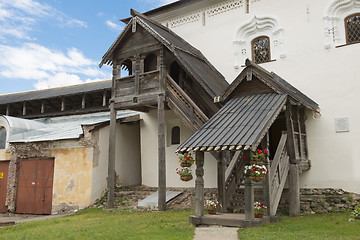 Image showing Wooden porch