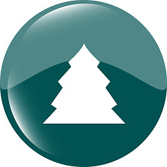 Image showing button with christmas tree on it