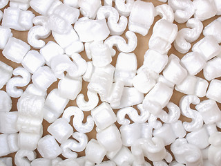 Image showing Polystyrene beads background