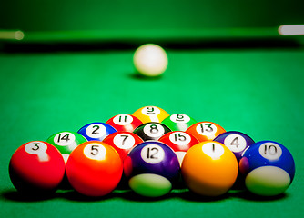 Image showing billiard spheres