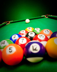 Image showing billiard spheres