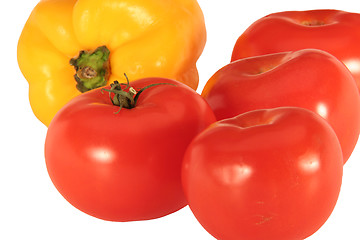 Image showing Tomatoes and paprica