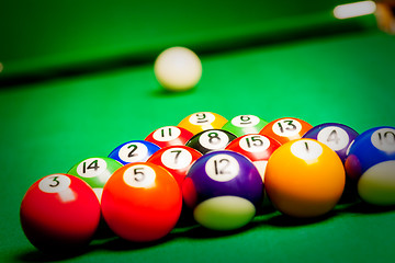 Image showing billiard spheres