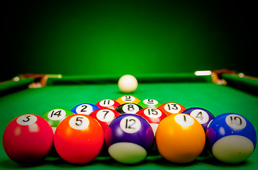 Image showing billiard spheres