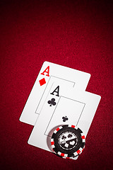 Image showing Two Aces