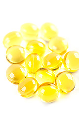 Image showing yellow gelatin pills