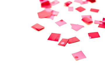 Image showing pink confetti