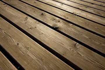 Image showing Wood deck