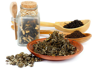 Image showing Tea Leafs