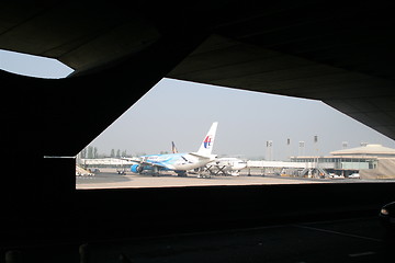 Image showing Airport and plane