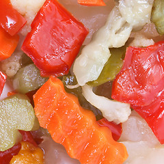 Image showing Mixed vegetables