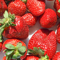 Image showing Strawberries