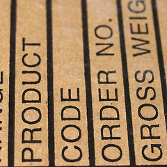 Image showing Corrugated cardboard