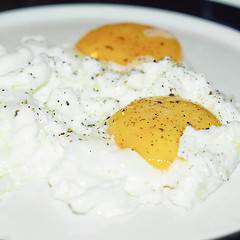 Image showing Fried egg