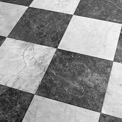 Image showing Checkered floor