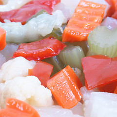 Image showing Mixed vegetables