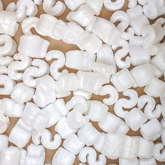 Image showing Polystyrene beads background