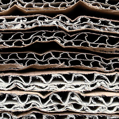 Image showing Corrugated cardboard