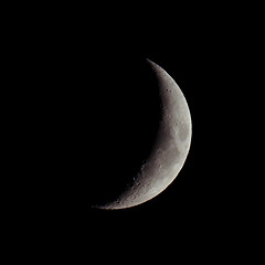 Image showing Crescent moon