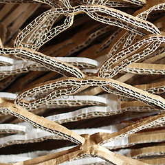 Image showing Corrugated cardboard