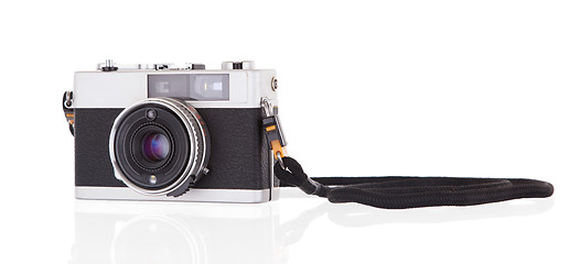 Image showing Old vintage camera isolated