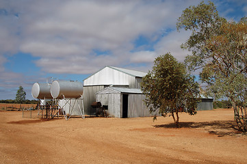 Image showing Outback cattle station