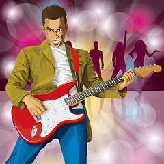 Image showing Punk With The Guitar