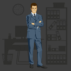 Image showing Vector Businessman In Suit