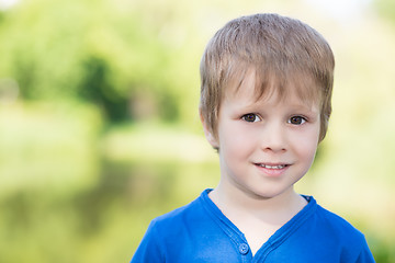 Image showing Portrait of little boy