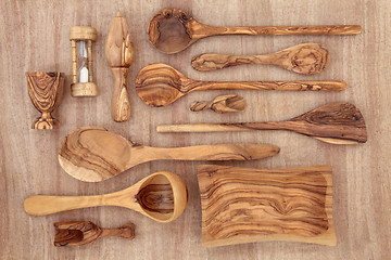 Image showing Olive Wood Products